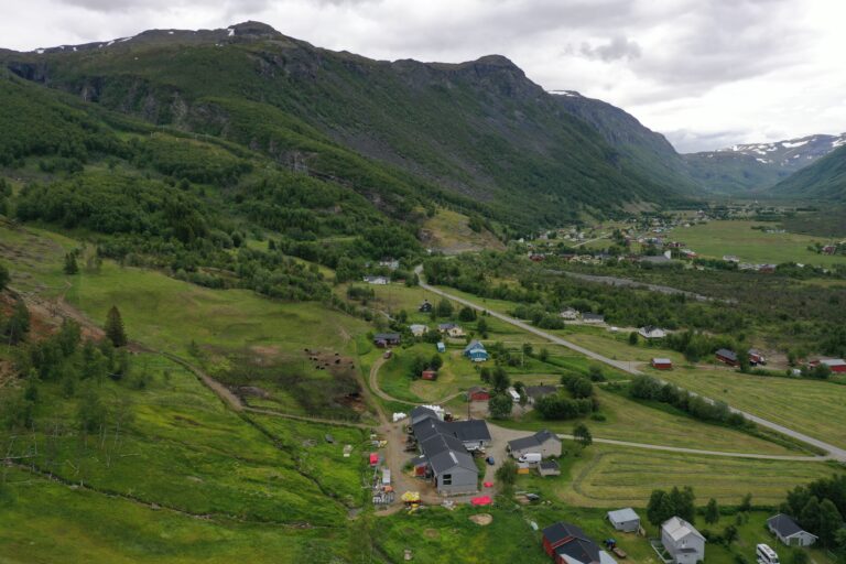 Utsikt innover Kåfjorddalen.