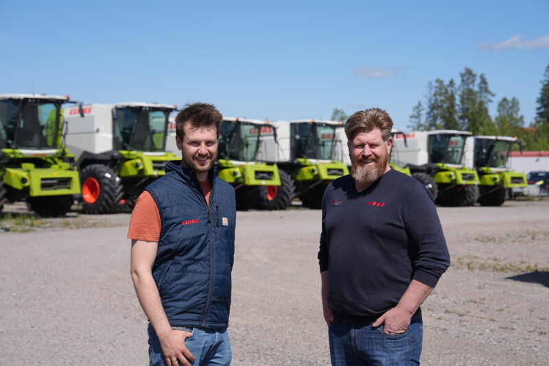 Sju nye CLAAS treskere klare for å innta Romerike